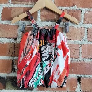 jnby by JNBY graphic‎ print balloon top 4